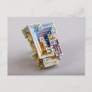 Carte Postale Bismuth Crystal