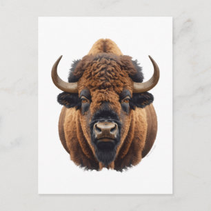 Carte Postale Bison / Buffle