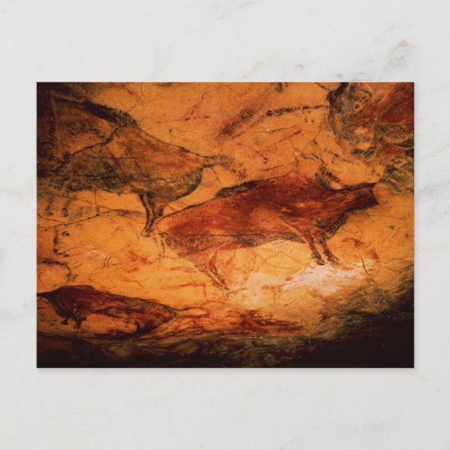 Carte Postale Bison from the Caves at Altimira, c.15000 BC (Devant)