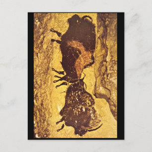 Carte Postale Bisons', Lascaux, Dordogne_Art de l'Antiquité