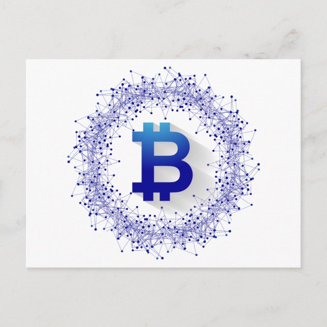 Carte Postale Bitcoin 5 (Devant)