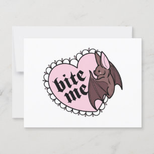 Carte Postale Bite-moi