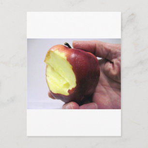 Carte Postale Bitten Red Apple