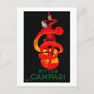 Carte Postale Bitter Campari Poster Vintage Europe