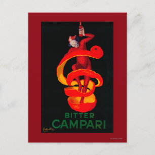 Carte Postale Bitter Campari Poster Vintage Europe
