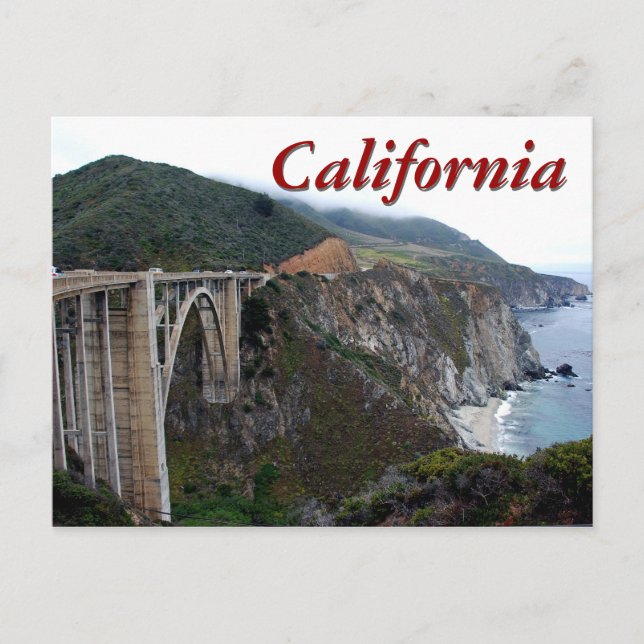 Carte Postale Bixby Bridge, Californie (Devant)