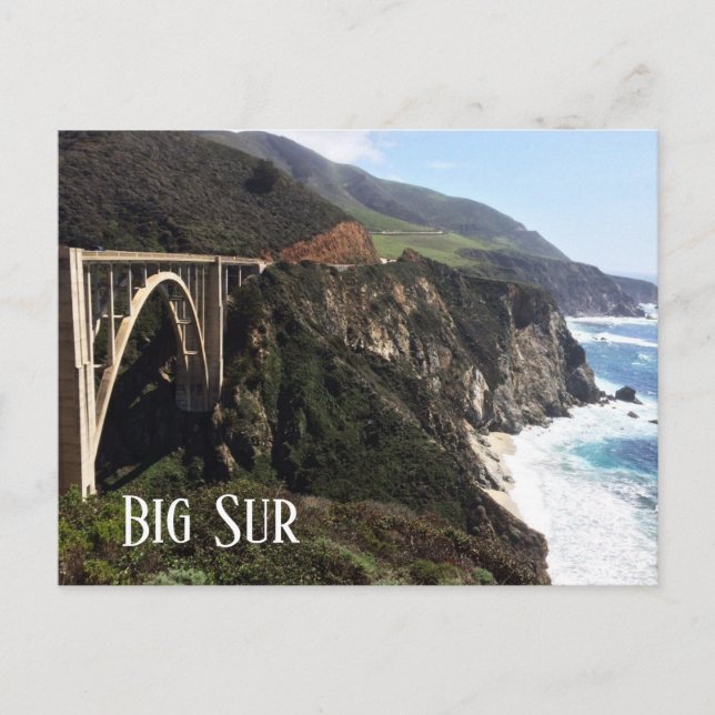 Carte Postale Bixby Creek Bridge, Big Sur Coast, CA (Devant)