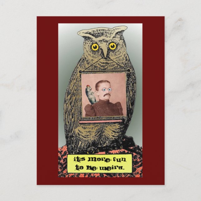 Carte postale "bizarre" (Devant)