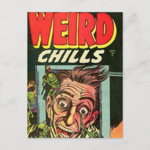Carte Postale Bizarre Chills Comic book