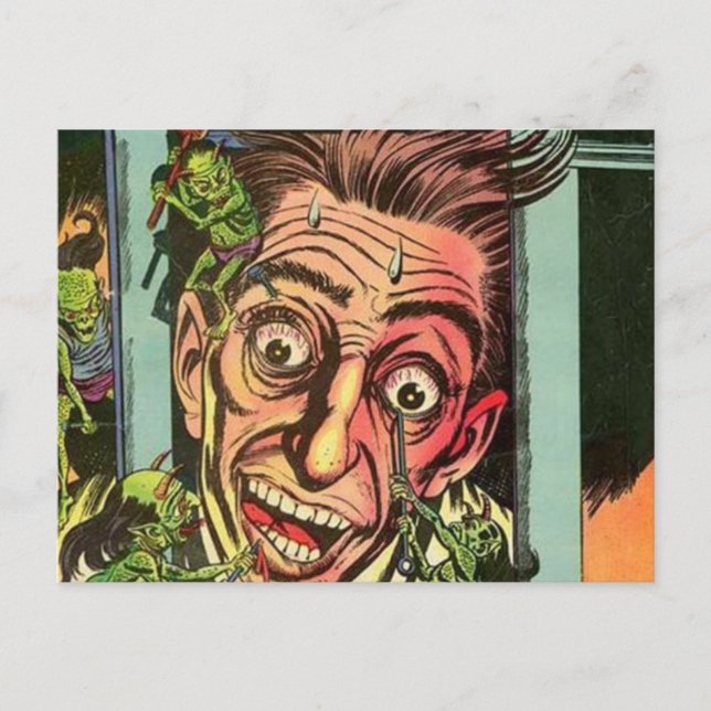 Carte Postale Bizarre Chills Comic book (Devant)