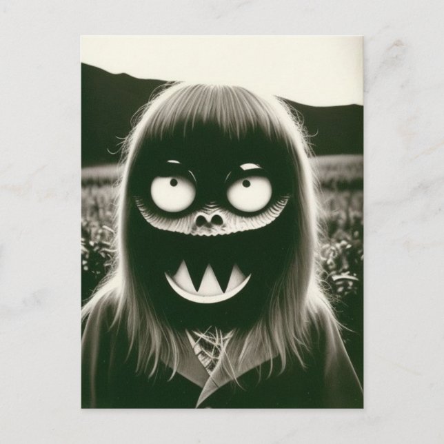 Carte postale Bizarre Halloween (Devant)