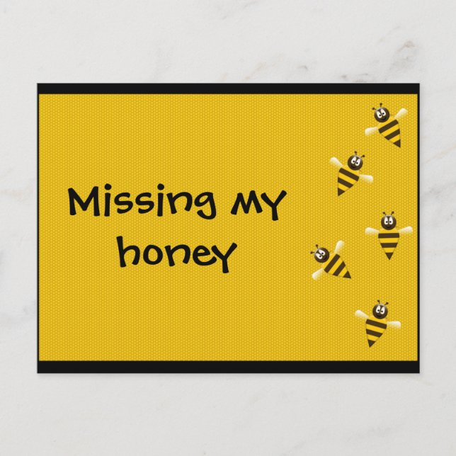 Carte Postale Bizzy Bees (Devant)
