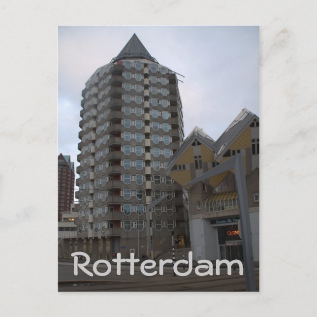 Carte Postale Blaaktoren, Rotterdam (Devant)