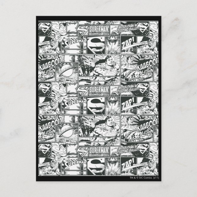 Carte Postale Black and White Logos (Devant)