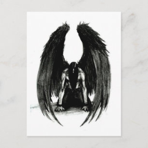 Carte postale Black Angel