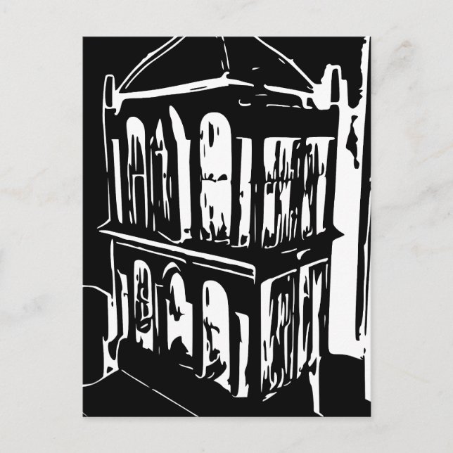 Carte postale Black Bird Cage (Devant)