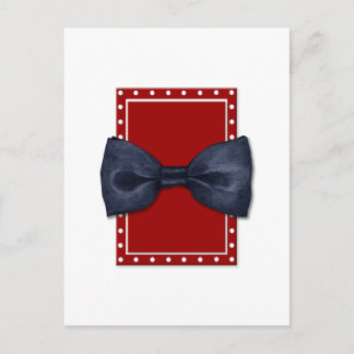 Carte postale Black Bowtie