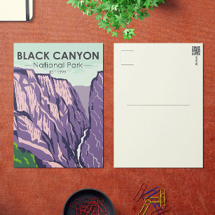 Carte Postale Black Canyon Of The Gunnison National Park Vintage