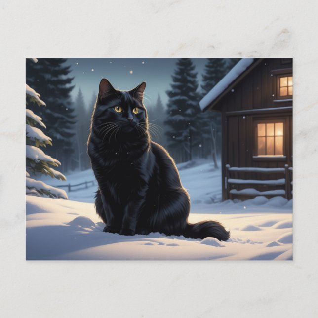 Carte Postale Black Cat  Série 2 07 (Devant)