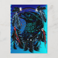 Carte postale Black Ealge Dreamcatcher
