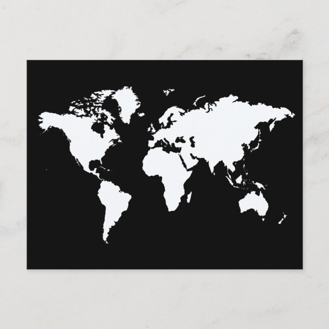 Carte Postale Black Elegant World (Devant)