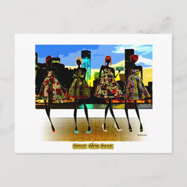 Carte Postale Black Girls Rock ! (Devant)