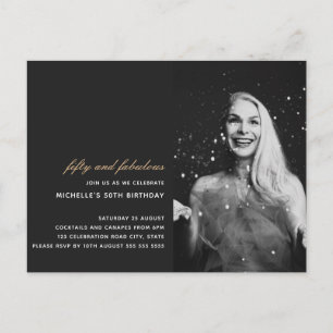 Carte Postale Black Gold 50 et Fabulous Art Déco Photo 50e