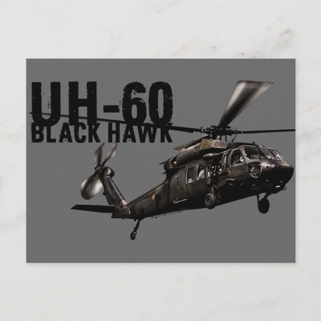 Carte Postale Black Hawk (Devant)