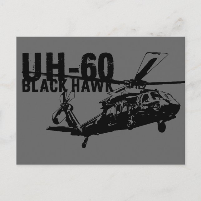 Carte Postale Black Hawk (Devant)