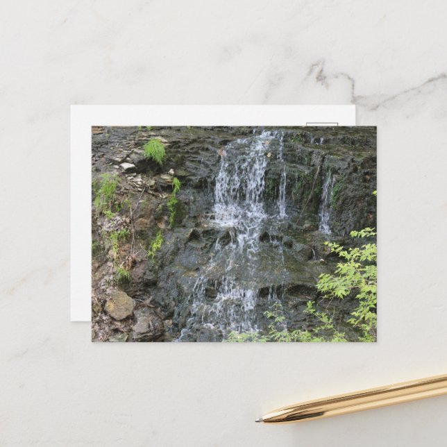 Carte Postale Black Hawk Springs à Burlington, Iowa (Devant/Arrière en situation)