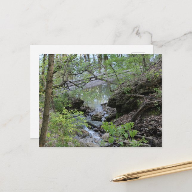 Carte Postale Black Hawk Springs à Burlington, Iowa (Devant/Arrière en situation)