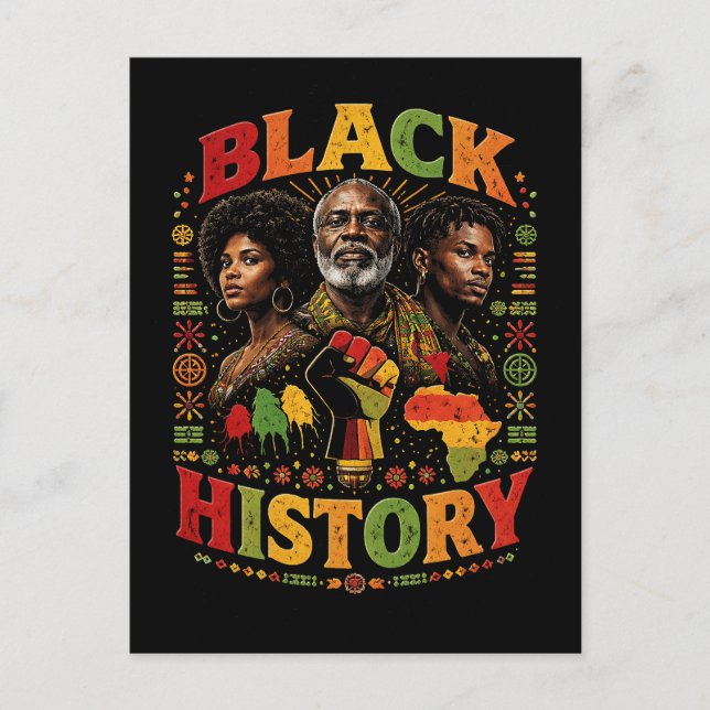 Carte Postale Black History (Devant)