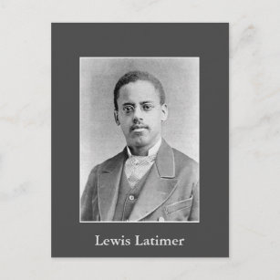 Carte Postale Black History Photographie de l'inventeur Lewis La