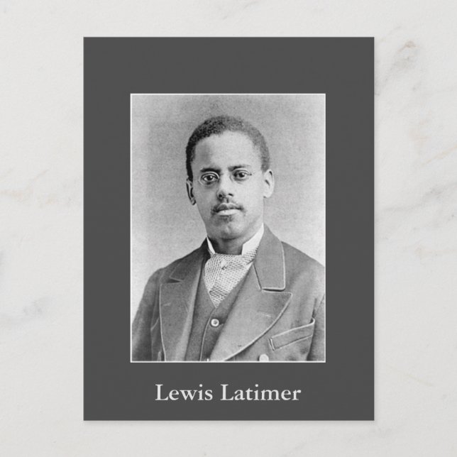 Carte Postale Black History Photographie de l'inventeur Lewis La (Devant)