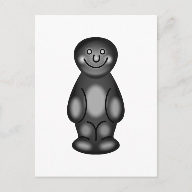 Carte Postale Black Jelly Baby (Devant)