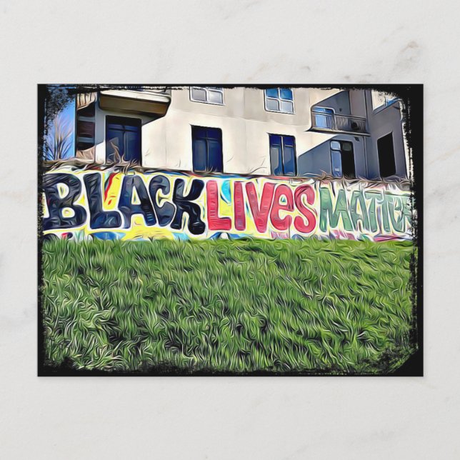 Carte postale Black Lives Matt (Devant)