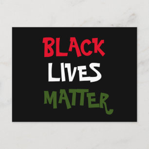 Carte postale Black Lives Matt