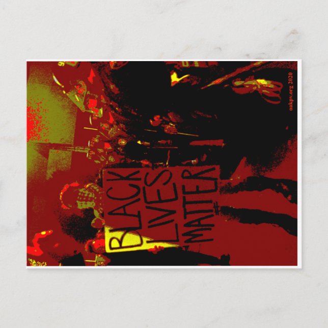Carte postale Black Lives Matt (Devant)