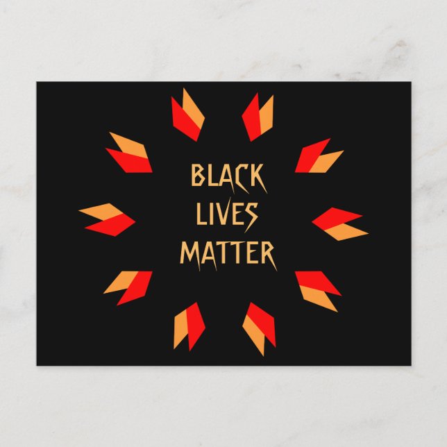 Carte postale Black Lives Matt (Devant)
