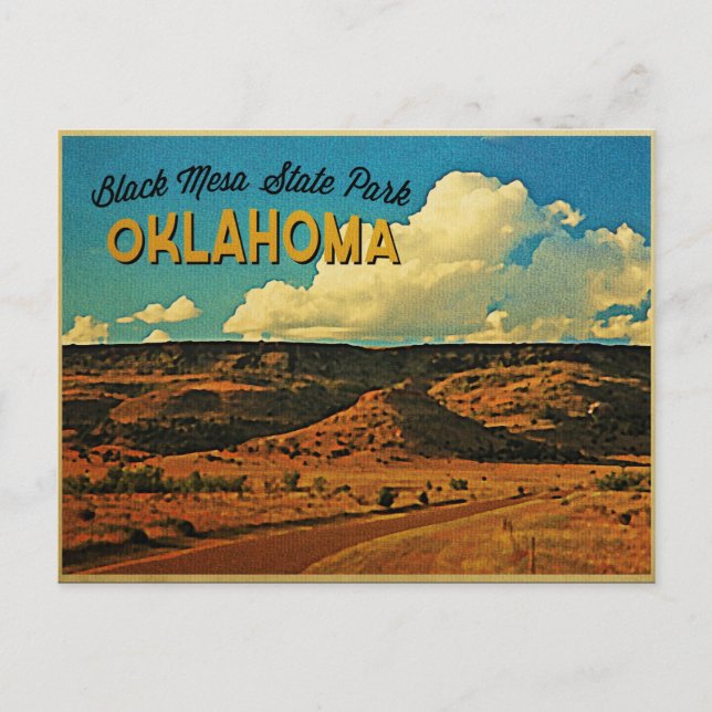 Carte Postale Black Mesa Oklahoma (Devant)
