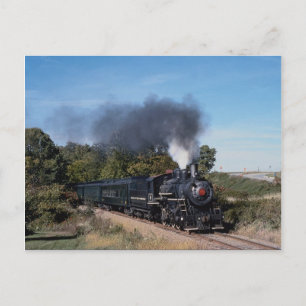 Carte Postale Black River et Western Railroad, 2-8-0, près de Ri