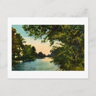 Carte Postale Black River Scenery, Holland Michigan