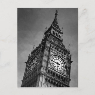 Carte Postale Black & White Big Ben Europe Travel Art Photograph