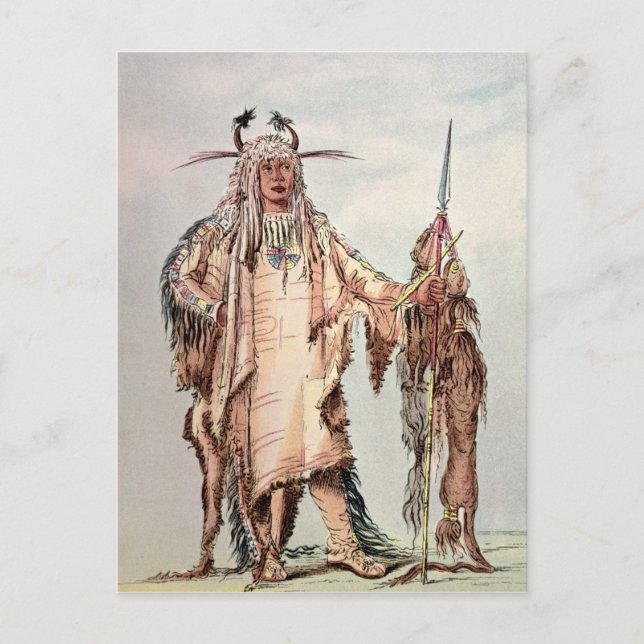 Carte Postale Blackfoot Indian Pe-Toh-Pee-Kiss, The Eagle Ribs (Devant)