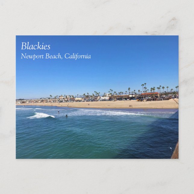 Carte Postale Blackies, Newport Beach, Californie (Devant)