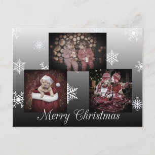 Carte Postale BlackJoyeux Noël photo personnalisée