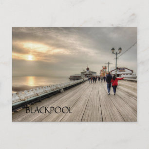 Carte Postale Blackpool Pier Station balnéaire anglaise