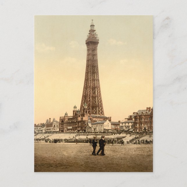 Carte Postale Blackpool Tower IV, Lancashire, Angleterre (Devant)
