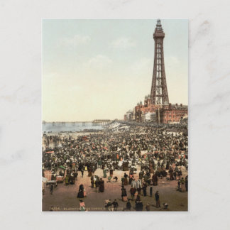 Carte Postale Blackpool Tower, Lancashire, Angleterre, vers 1895