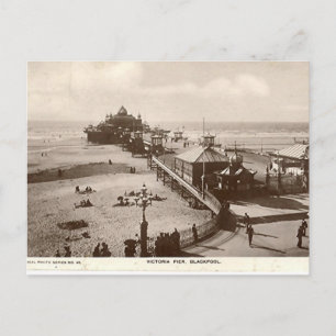 Carte Postale Blackpool, Victoria Pier